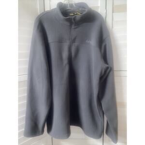 Men’s Cabela's Gray Fleece Jacket 1/4 Zip Pullover Size XL